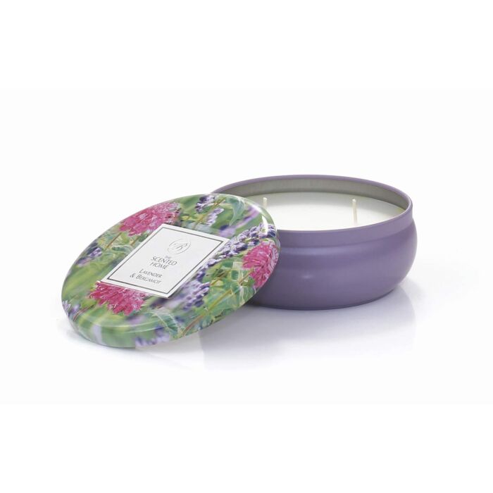 Ashleigh & Burwood 3 Wick Candle Tin - Lavender & Bergamot-1